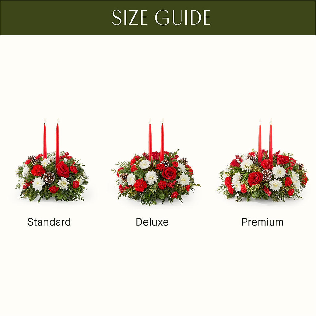 Holiday Soiree Centerpiece –  J Flowers, Tipp City OH