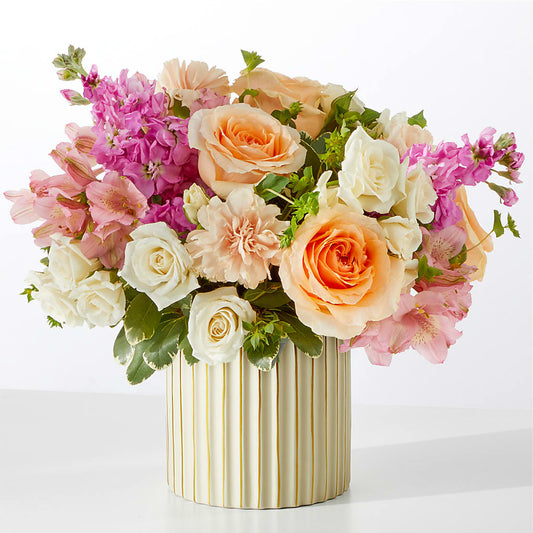 Paradise Bouquet with Ivory Vase –  J Flowers, Tipp City OH