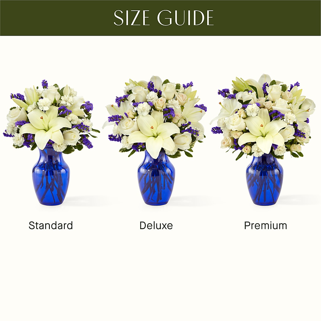 Sapphire Rush Bouquet –  J Flowers, Tipp City OH