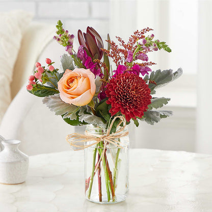 Moody Hues Bouquet –  J Flowers, Tipp City OH